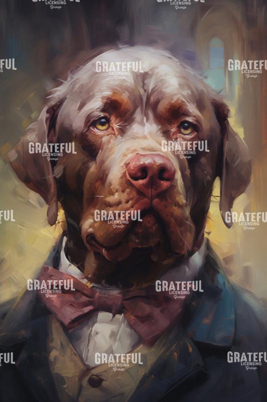 Victorian Pets, Dapper Chocolate Lab