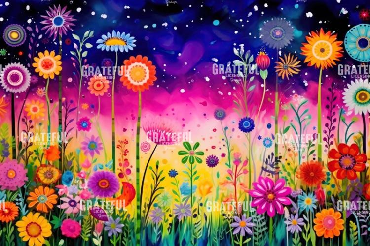 Wild Styled Flowers @ Night Time