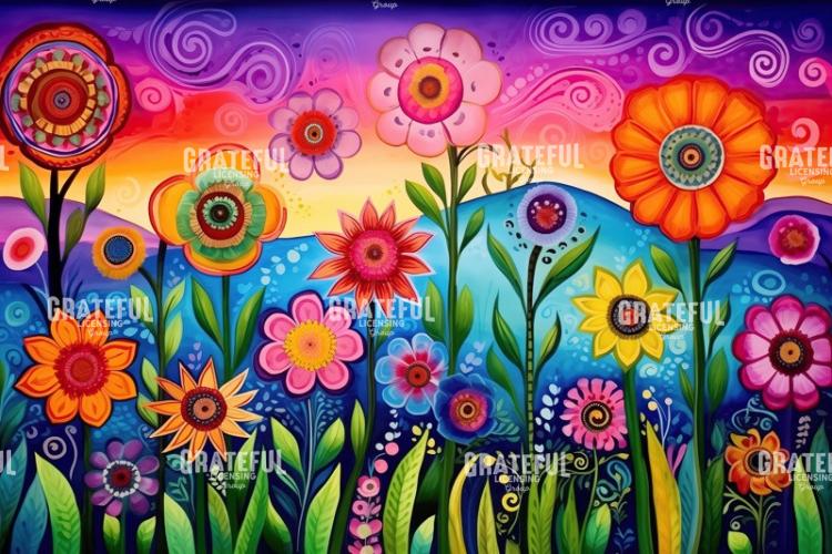 Wild Styled Flowers Poppin' Art!