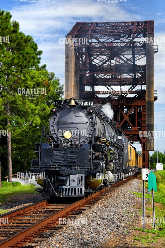 Big Boy 4014 Over Bayou Plaquemine