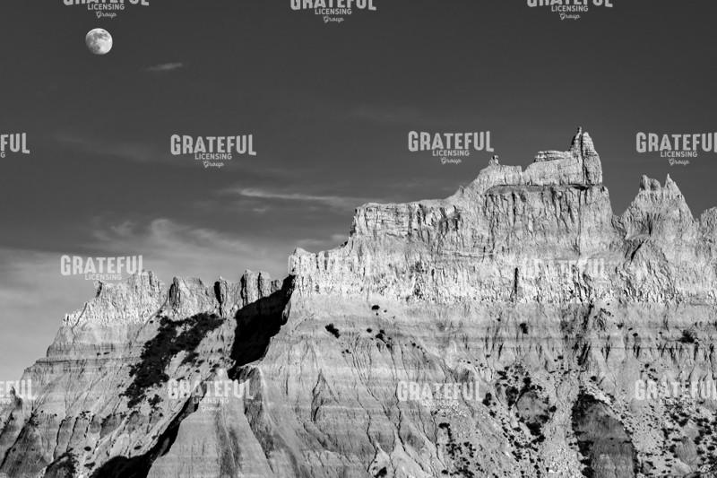 Badlands Moon Rising