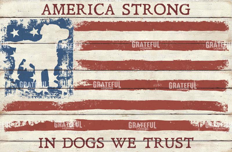 America Strong - Dogs Reverse