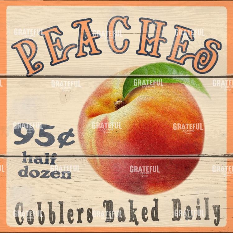Peaches Road Sign