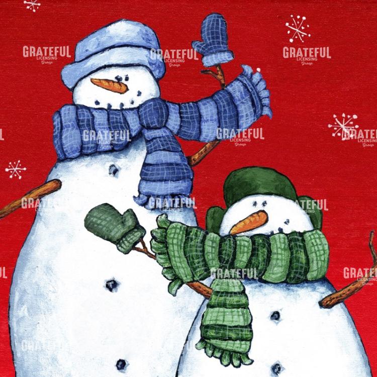 Mittens and Scarves - Square