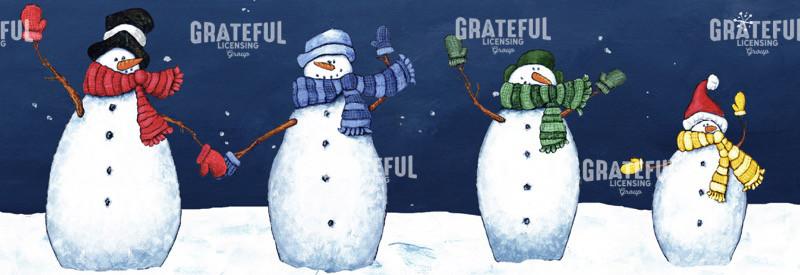 Mittens and Scarves - Horizontal Panel