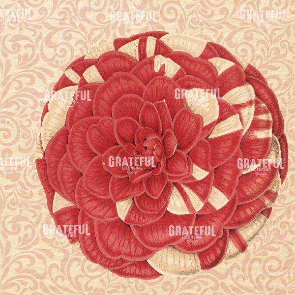 Blushing Camellias Pattern 3
