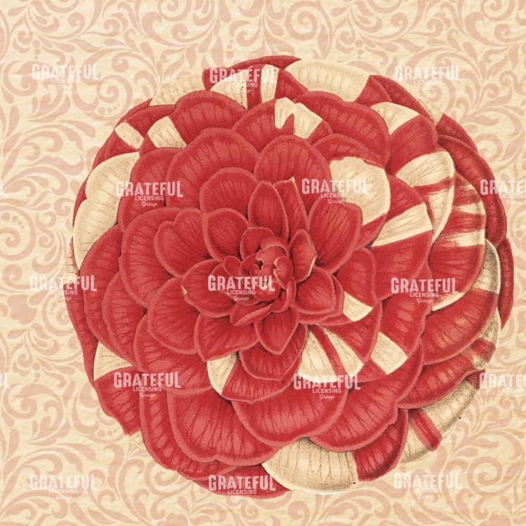 Blushing Camellias Pattern 3