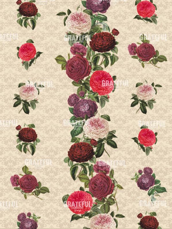 By Any Other Name - Roses with Toile Tan