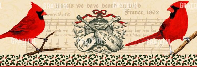 Christmas Cardinals B Horizontal Pannel.psd