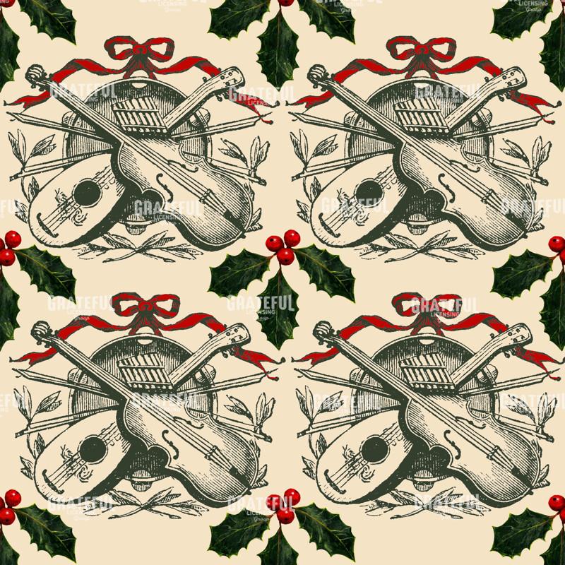 Christmas Cardinals Pattern 1