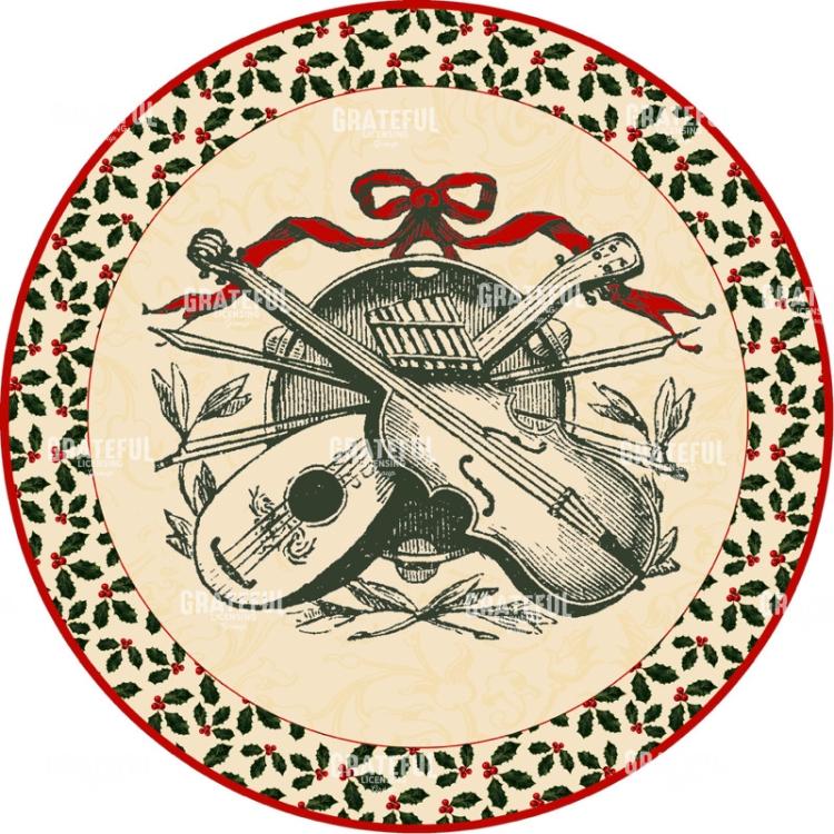 Christmas Cardinals Circle