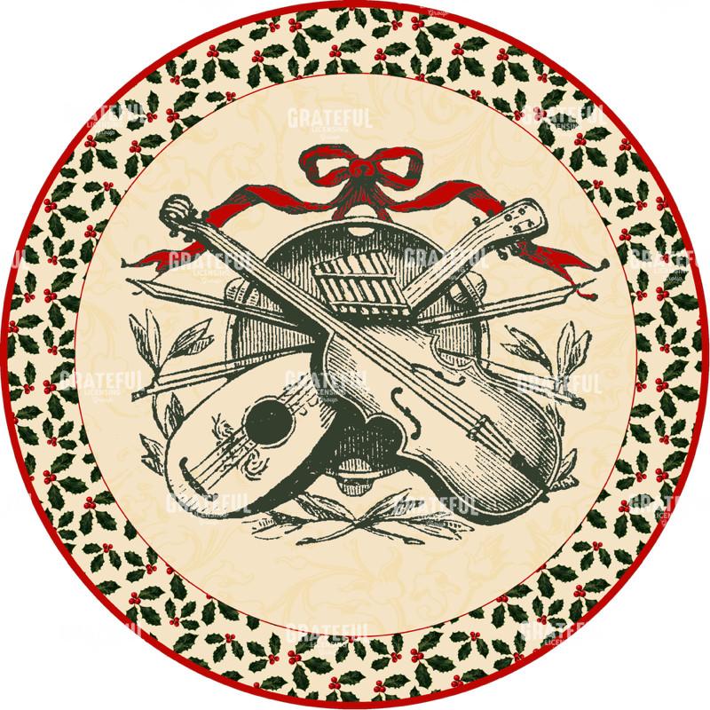 Christmas Cardinals Circle