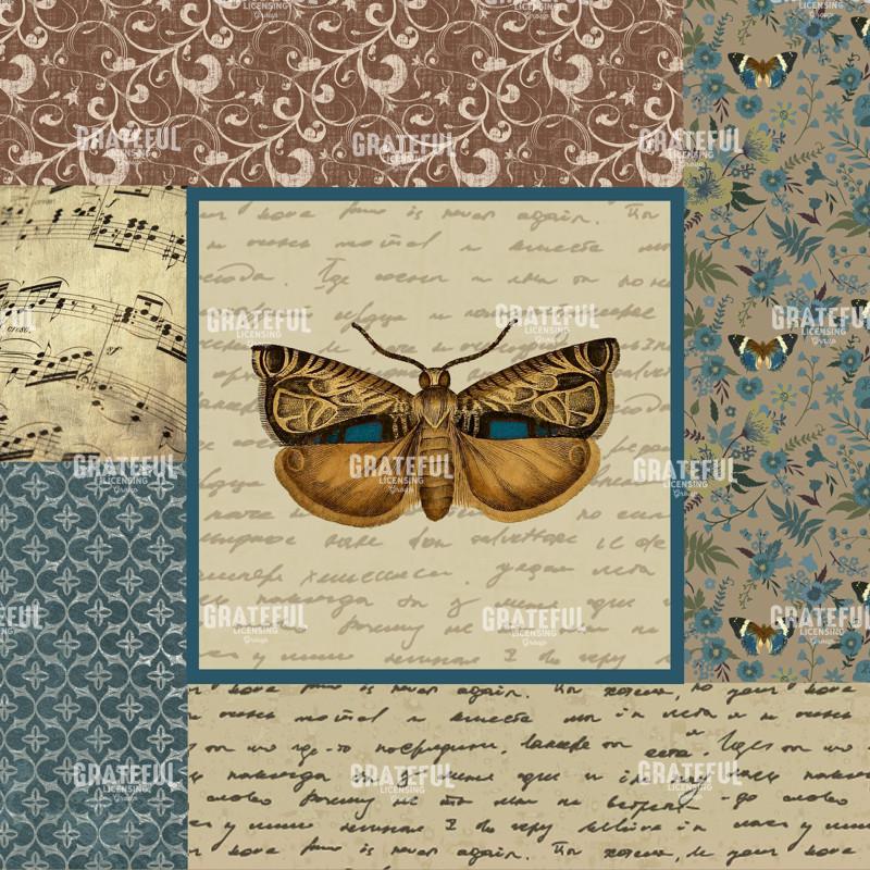 English Manor Moth - Square