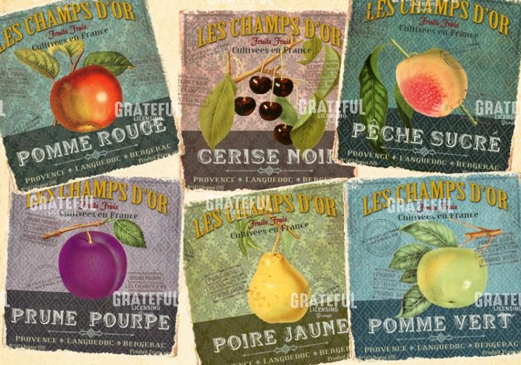 Fruits Francais - Horizontal