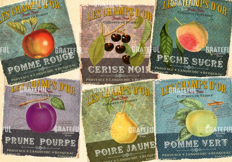 Fruits Francais - Horizontal