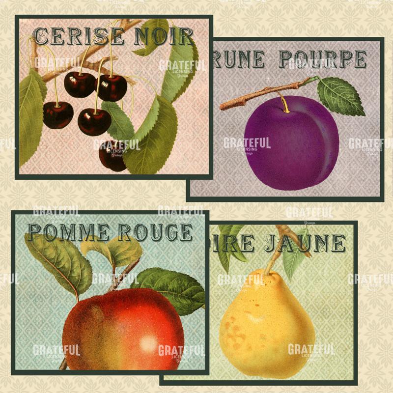 Fruits Francais - Pattern 1