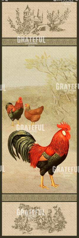 Provence Poulet - Vertical Panel 2
