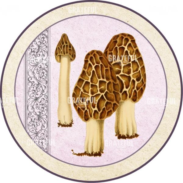 Timbres Champignons 2 C Circle