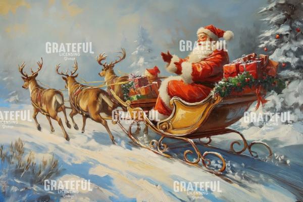 Santa with his Sleigh