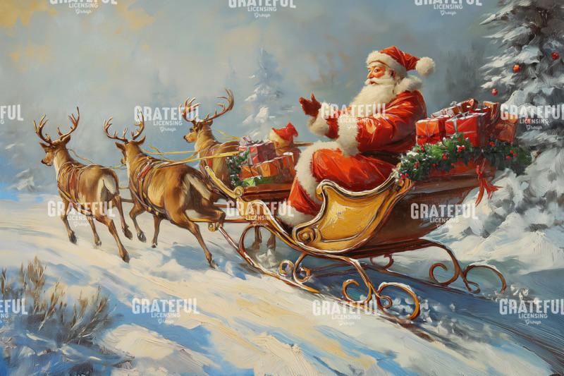 Santa with his Sleigh