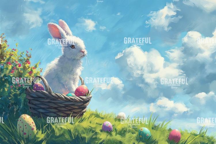 Painted White Bunny on a Hill HD.jpg