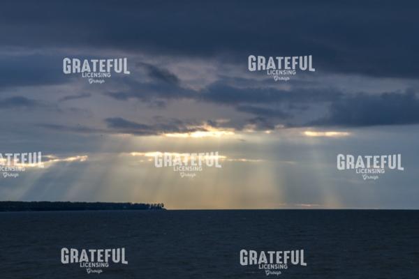Rays of light on earth and water.tif