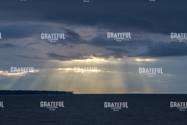 Rays of light on earth and water.tif