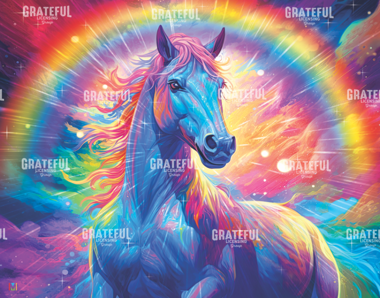 Spirit of Equus with Rainbow