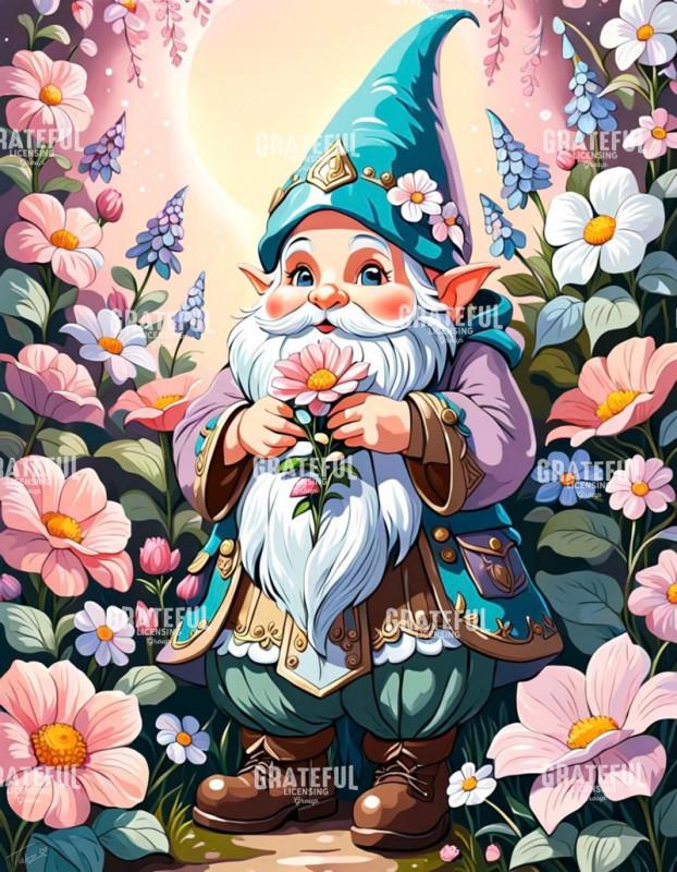 Pastel Blooms Gnome