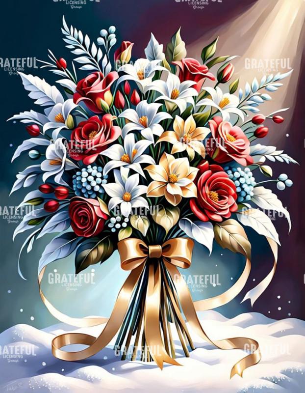 Snowy Christmas Bouquet
