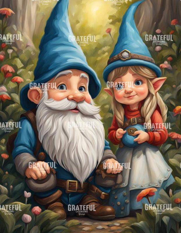 Father and Daughter Gnomes