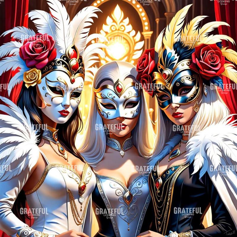 Carnival Red and Gold