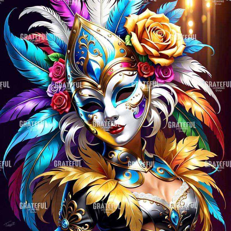 Mardi Gras Mask
