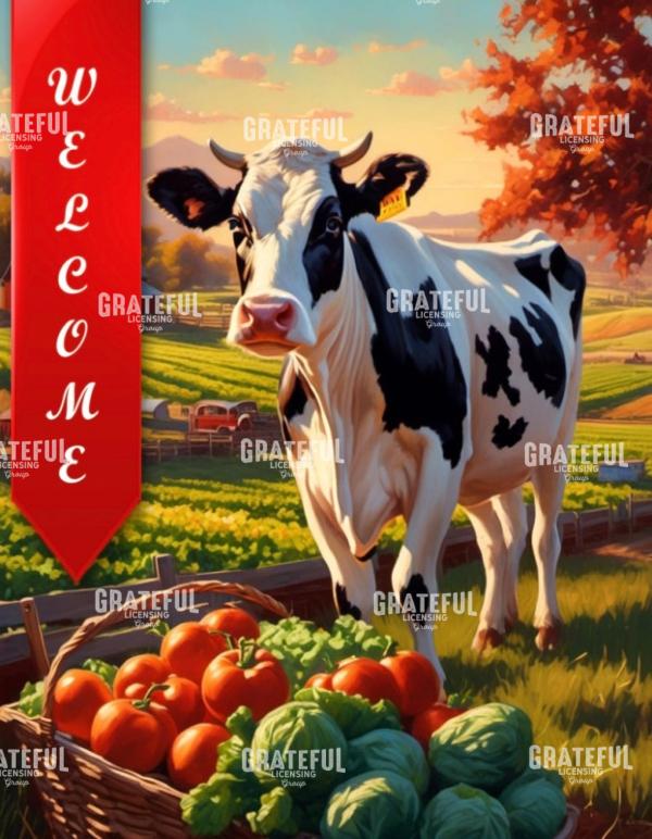 Holstein Cow Welcome