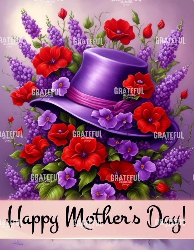 Mother's Day Purple Hat
