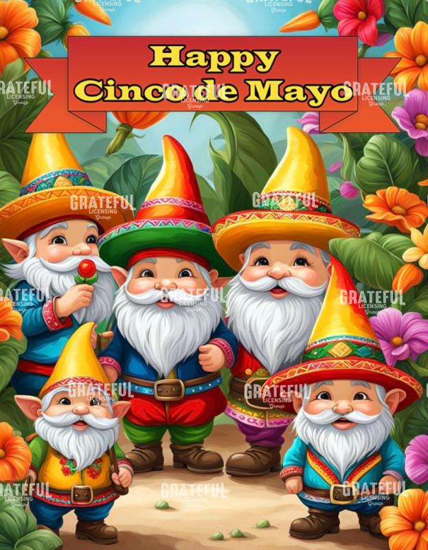 Cute Gnomes Cinco de Mayo