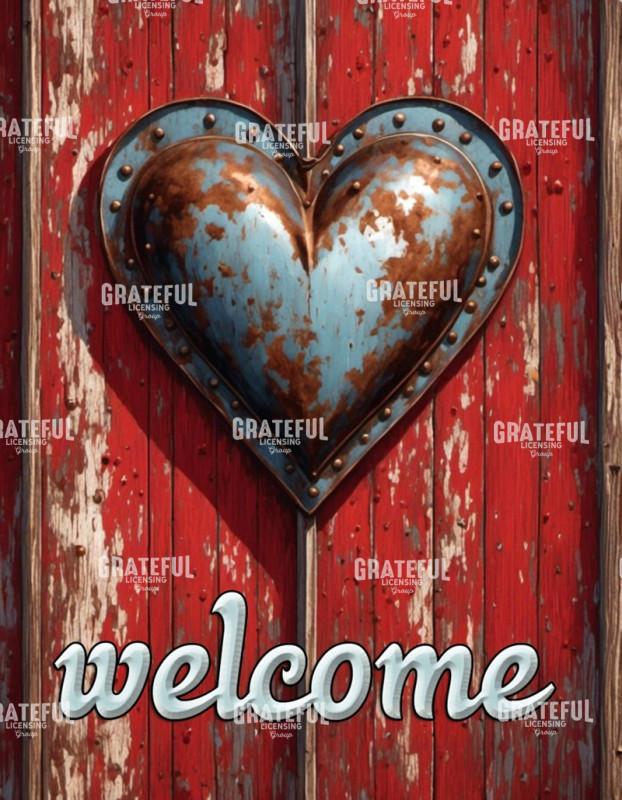 Rustic Tin Heart
