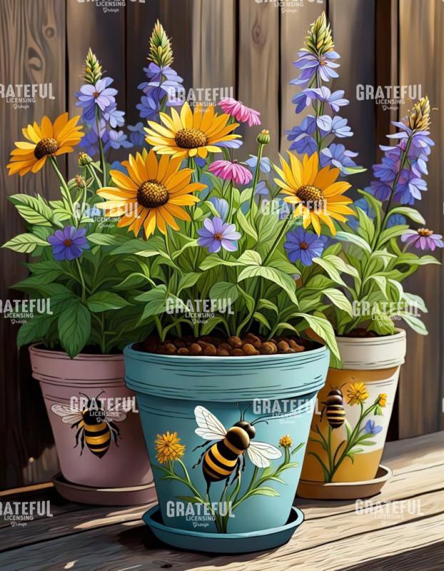 Summertime Honey Bee