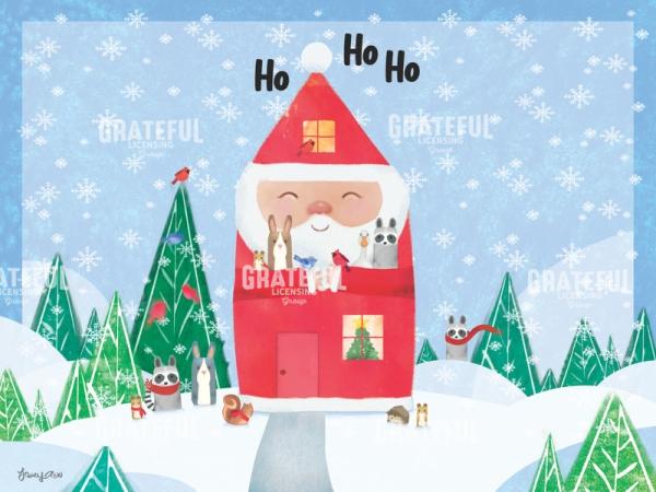 Santa's House & Friends