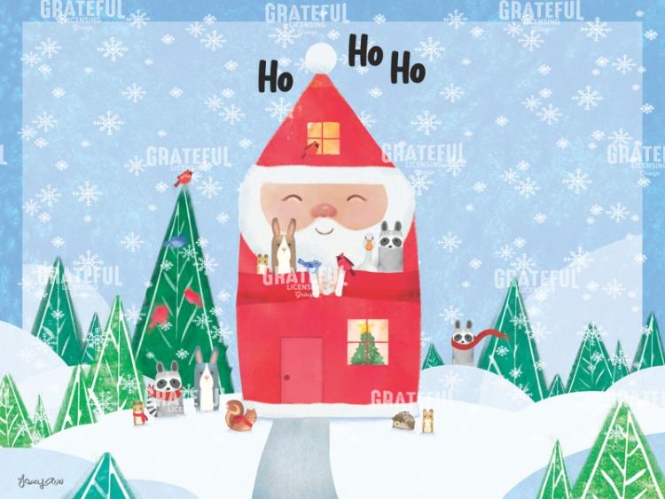Santa's House & Friends