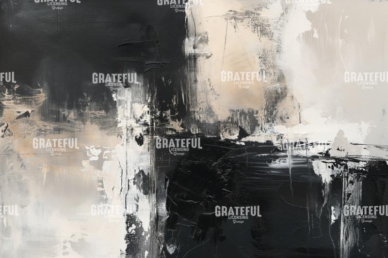 Black Beige Abstract