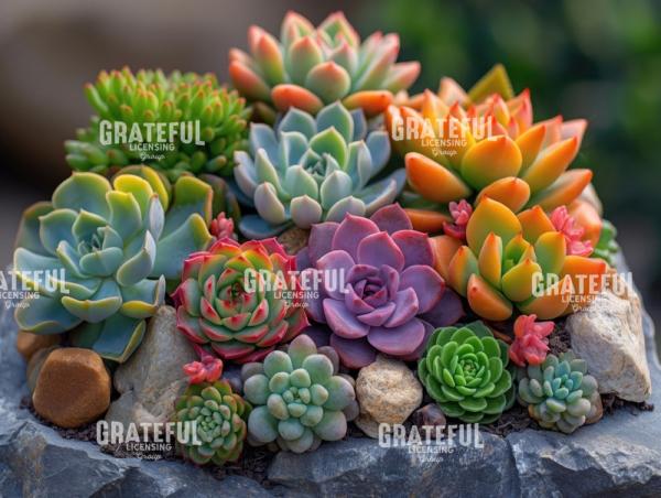 Succulents Close Up