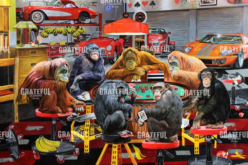Monkeys Play Poker