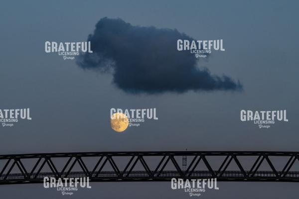 Moonrise Over The Bridge