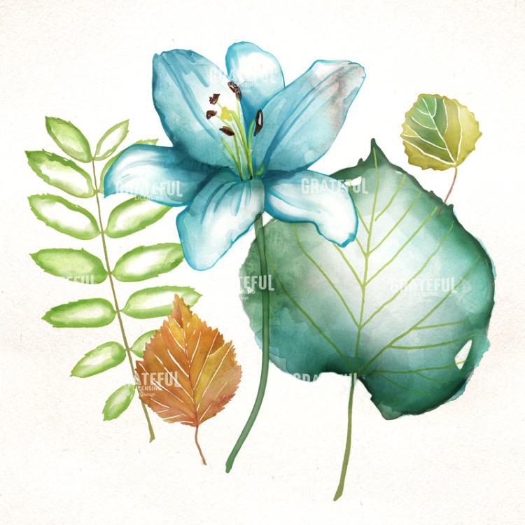 Botanical in Blue