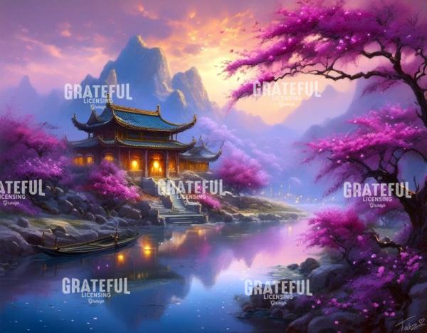 Dreamy Morning Landscape