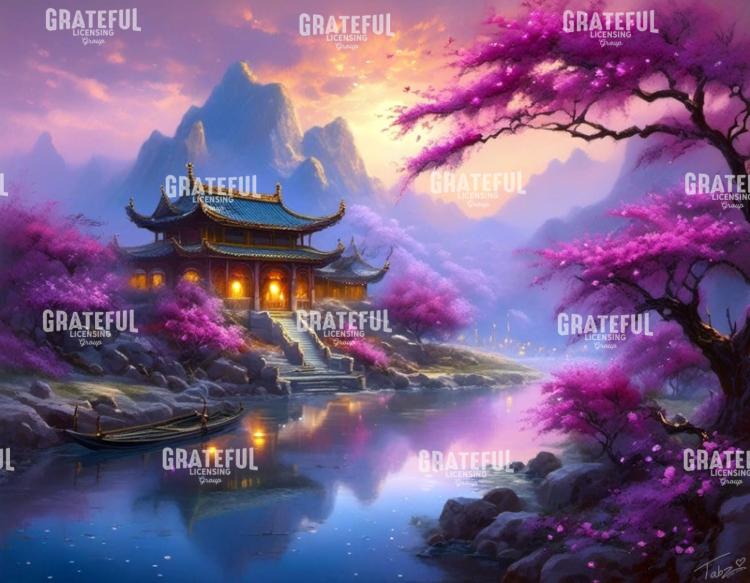 Dreamy Morning Landscape