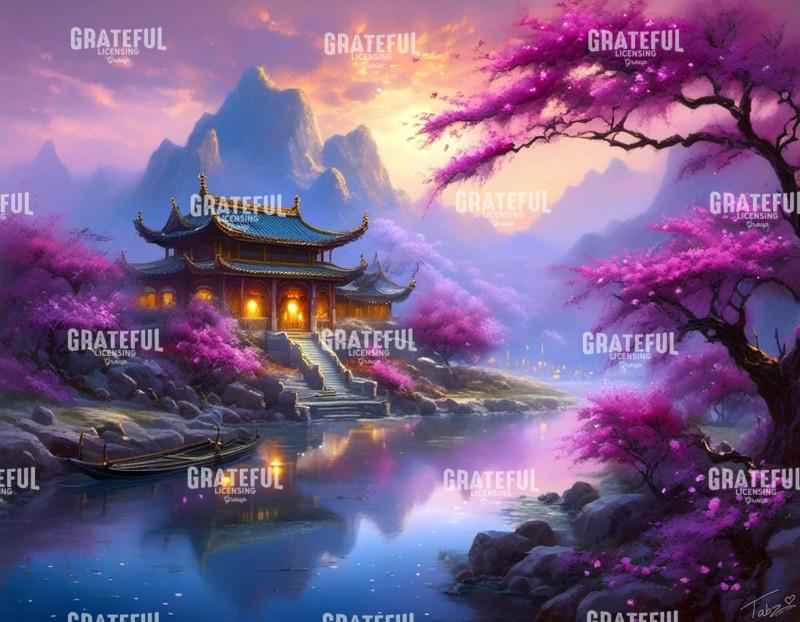 Dreamy Morning Landscape