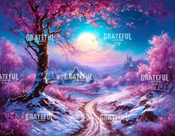 Cotton Candy Landscape