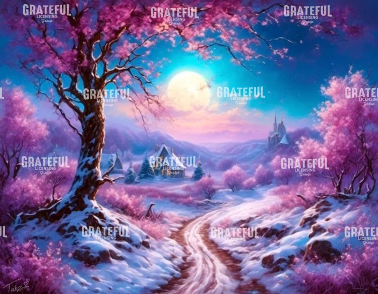 Cotton Candy Landscape